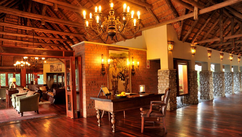 Extraordinary Imbali Safari Lodge reception Extraordinary Imbali Safari Lodge reception