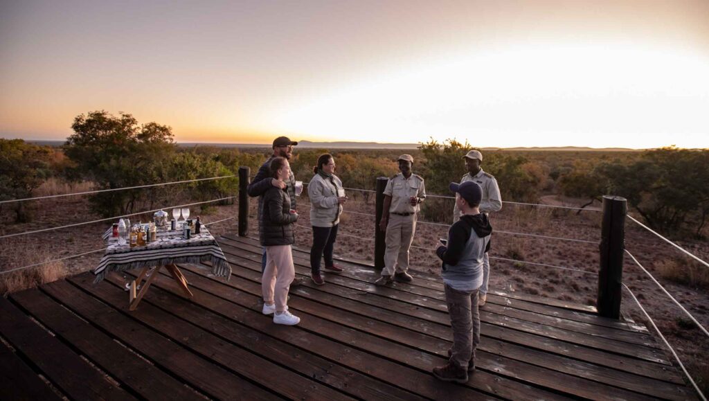 Extraordinary Mabula Game Lodge Sun Downers on the deck Extraordinary Mabula Game Lodge Sun Downers on the deck