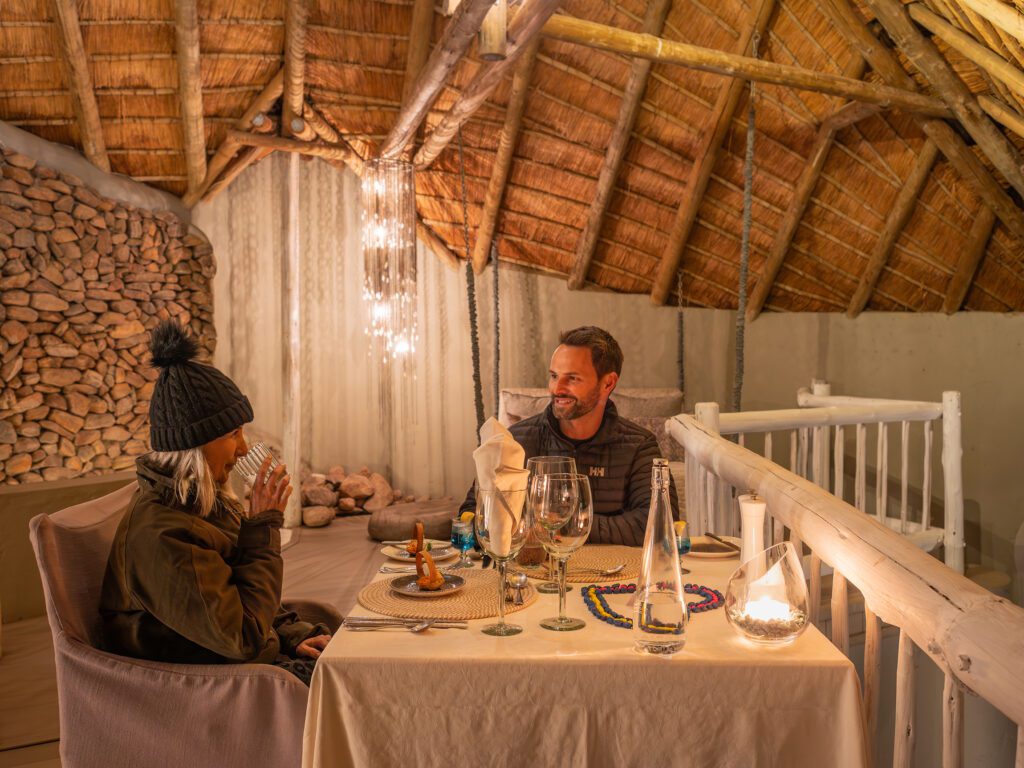 Clifftop Exclusive Safari Hideaway private dinner upper deck 1 Clifftop Exclusive Safari Hideaway private dinner upper deck 1